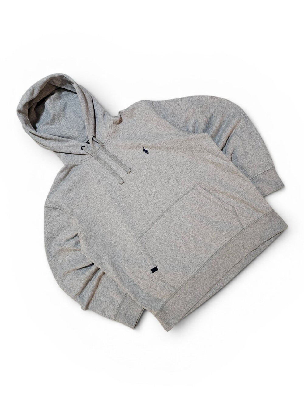 Polo by Ralph Lauren Heather Gray Hoodie with Embroidered Pony - Picture 2 of 6